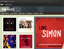 Tablet Screenshot of foxmusic.com